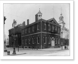 Antique Architecture - Philadelphia - Old City Hall, Penn, 1791