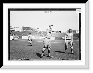 Historic Framed Print, Billy Kelly at Polo Grounds, NY (baseball),  17-7/8" x 21-7/8"