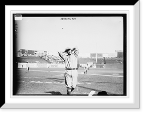 Historic Framed Print, Claude Hendrix, Pittsburg NL, at Polo Grounds, NY (baseball),  17-7/8" x 21-7/8"