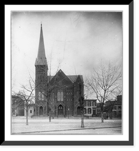 Historic Framed Print, Negro churches - Baptist Churches, Washington, D.C. - Vermont Ave. Baptist Church,  17-7/8" x 21-7/8"