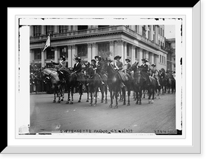 Historic Framed Print, Suffragette parade - N.Y.,  17-7/8" x 21-7/8"
