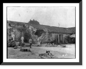 Historic Framed Print, [Philippines: Fort San Antonio Abad (section)],  17-7/8" x 21-7/8"