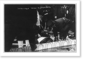 Historic Street Photo - Anarchists - casualty of Anarchist riot
