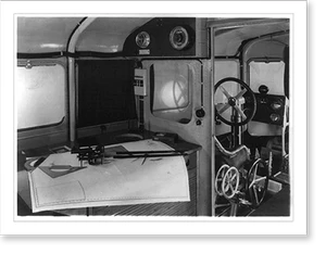 Historic Architecture - Interior of Do X seaplane (flying boat) built