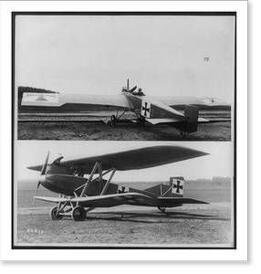 Antique Photo Print - Junkers J1, first Junkers all-metal plane, 1915