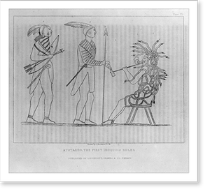 Black & White Photo - Atotarho, the First Iroquois Ruler