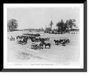 Historic Framed Print, Tomb of General Grant, Riverside Park, [N.Y.C.] - 6,  17-7/8" x 21-7/8"