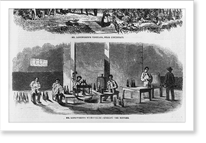 Black & White Photo - Cincinnati - Corking bottles in Mr