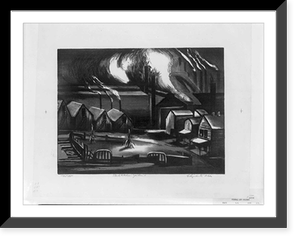 Historic Framed Print, Steels kitchen garden,  17-7/8" x 21-7/8"
