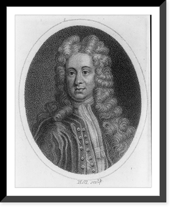 Historic Framed Print, Henry Saint-John, 1st Viscount Bolingbroke, 1678-1751,  17-7/8" x 21-7/8"