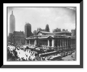 Vintage Building Photo - New York City - Public Library, 42nd St