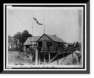 Historic Framed Print, Hugenot Yacht Club, [N.Y.C.?],  17-7/8" x 21-7/8"