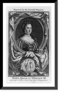 Historic Framed Print, Mary II, Queen of Great Britain, 1662-1694 - 2,  17-7/8" x 21-7/8"