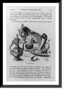 Historic Framed Print, [4 illus. of Gulliver's Travels] - 2,  17-7/8" x 21-7/8"