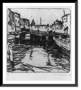 Historic Framed Print, [Stadtbruecke],  17-7/8" x 21-7/8"