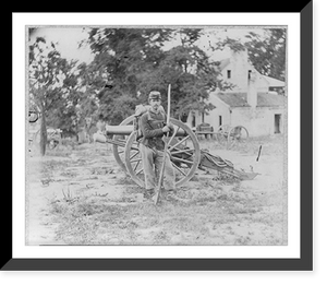 Historic Framed Print, 22d New York State Militia near Harpers Ferry, Va., 1861(?),  17-7/8" x 21-7/8"