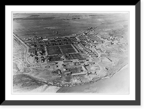 Colorado - Fort Lyon. Aerial view of U.S. Government Hospital, looking north, Antique Poster