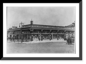 Antique Scenic Print - Regent Pharmacy, Long Beach, L.I., N.Y