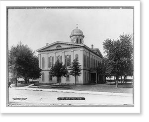 Vintage Building Photo - Mexico, Missouri - Audrain County Court House