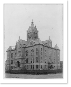 Vintage Building Photo - Kirksville, Missouri - Adair County Court House