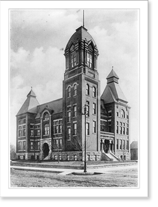 Vintage Building Photo - Courthouses - Jasper County Court House