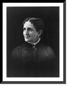 Vintage Americana Print - Mary Baker Eddy, 1821 - Antique Wall Decor Print