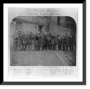 Black & White Photo - The Oberlin rescuers at Cuyahoga Co. jail