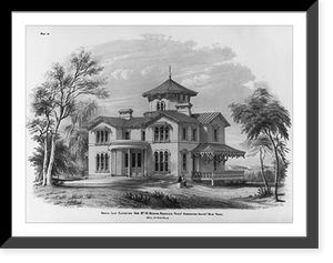 Historic Photo Print - New York City - North east elevation for No