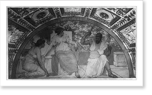 Historic Architecture - Mural, Hercules, by Walter McEwen