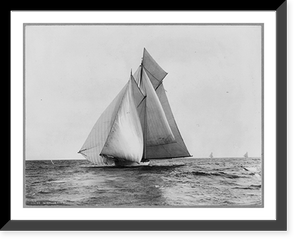 MARGUERITE sailing yacht, Historic Print