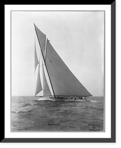 Historic Framed Print, RESOLUTE [sailing yacht],  17-7/8" x 21-7/8"