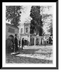 Historic Framed Print, [Ey&uuml;p street].Constantinople, Abdullah Fr&egrave;res.,  17-7/8" x 21-7/8"