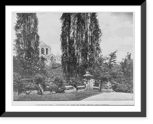 Historic Framed Print, New York City: Morningside Park - Cathedral of St. John the Divine,  17-7/8" x 21-7/8"