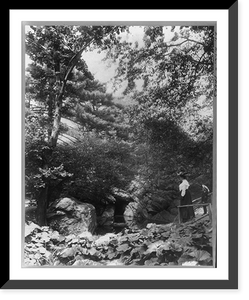 Historic Framed Print, New York City - Central Park: The Ramble - 2,  17-7/8" x 21-7/8"