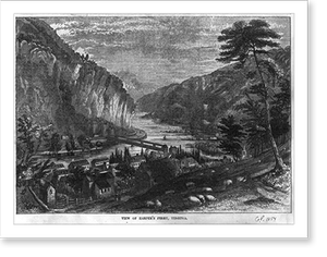 Historic Photo Print - View of Harper's Ferry, Virginia