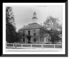 Historic Framed Print, [Arkansas courthouses]: Prescott, Nevada County,  17-7/8" x 21-7/8"