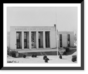 Arkansas courthouses: Pocahontas, Randolph Co, Antique Wall Art