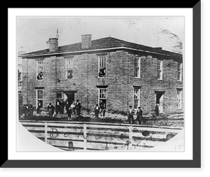 Arkansas courthouse: De Witt, second courthouse, Arkansas Co, Antique Poster