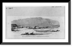 Fort Lancaster, Texas, Vintage Print