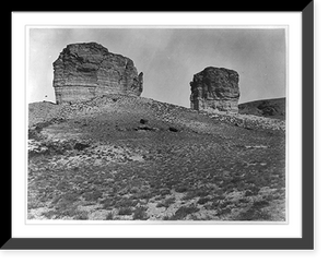 Historic Framed Print, Teapot rock,  17-7/8" x 21-7/8"