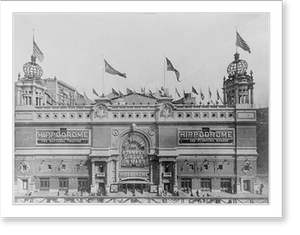 Antique Photo Print - New York City - Hippodrome Theatre