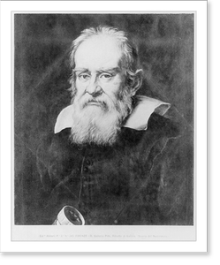 Vintage Photo Print - Galileo Galilei, 1564, 1642 - Historic Wall Art Gift