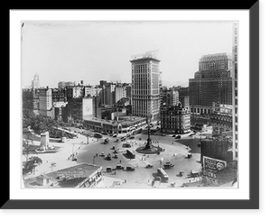 Columbus Circle, New York City: Looking south - 2 Classic, Antique Wall Art