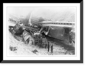 Vintage Railroad - Washington - Wreck on the Chicago, 1911