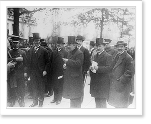 Vintage Americana Print - Washington, DC - Members of World, 1921