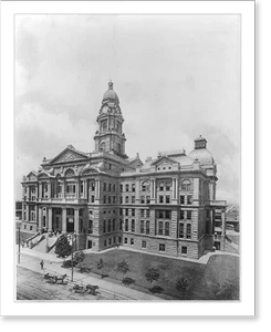 Vintage Building Photo - Courthouses - Tarrant county courthouse