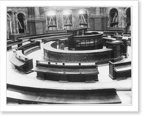 Antique Architecture - Main Reading Room of the Library of Congress