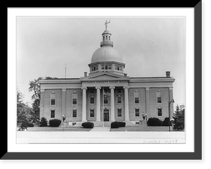 Historic Framed Print, [Ontario County Court House],  17-7/8" x 21-7/8"