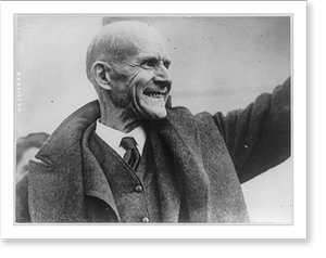 Black & White Photo - Christmas - Eugene V. Debs - Antique Wall Decor Print