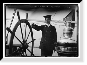 Historic Framed Print, Capt. H.D. Smith of SUCCESS,  17-7/8" x 21-7/8"